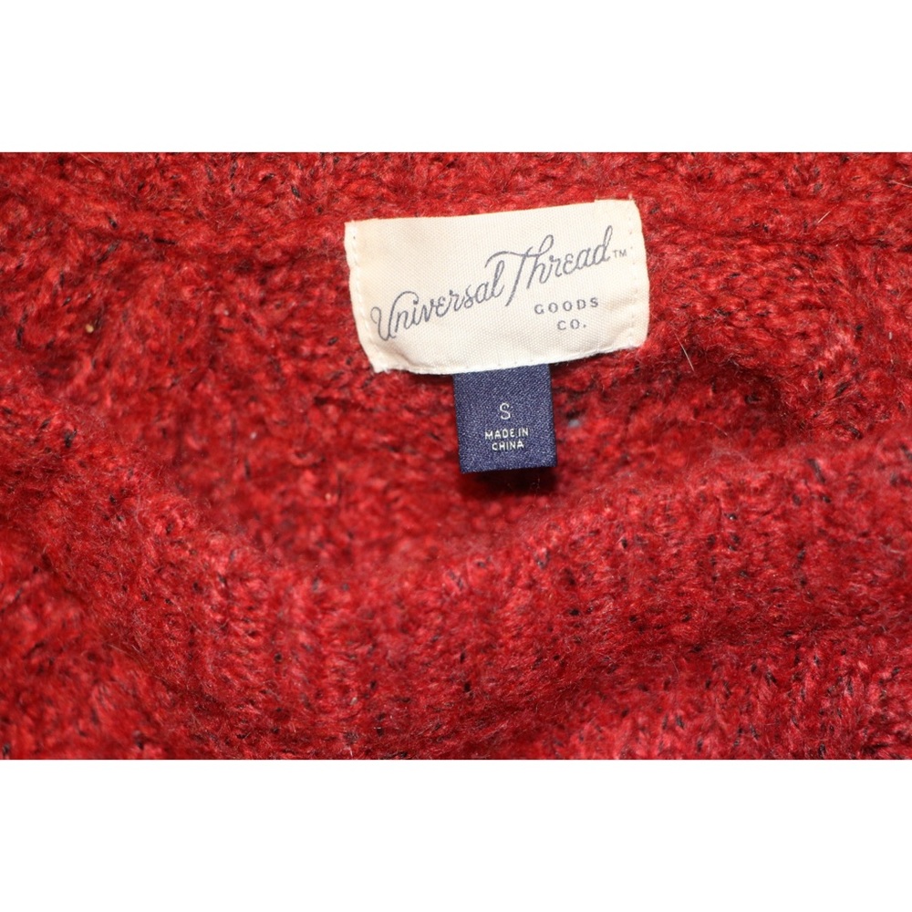 Universal Thread Vibrant Red Knit Pullover - image 5